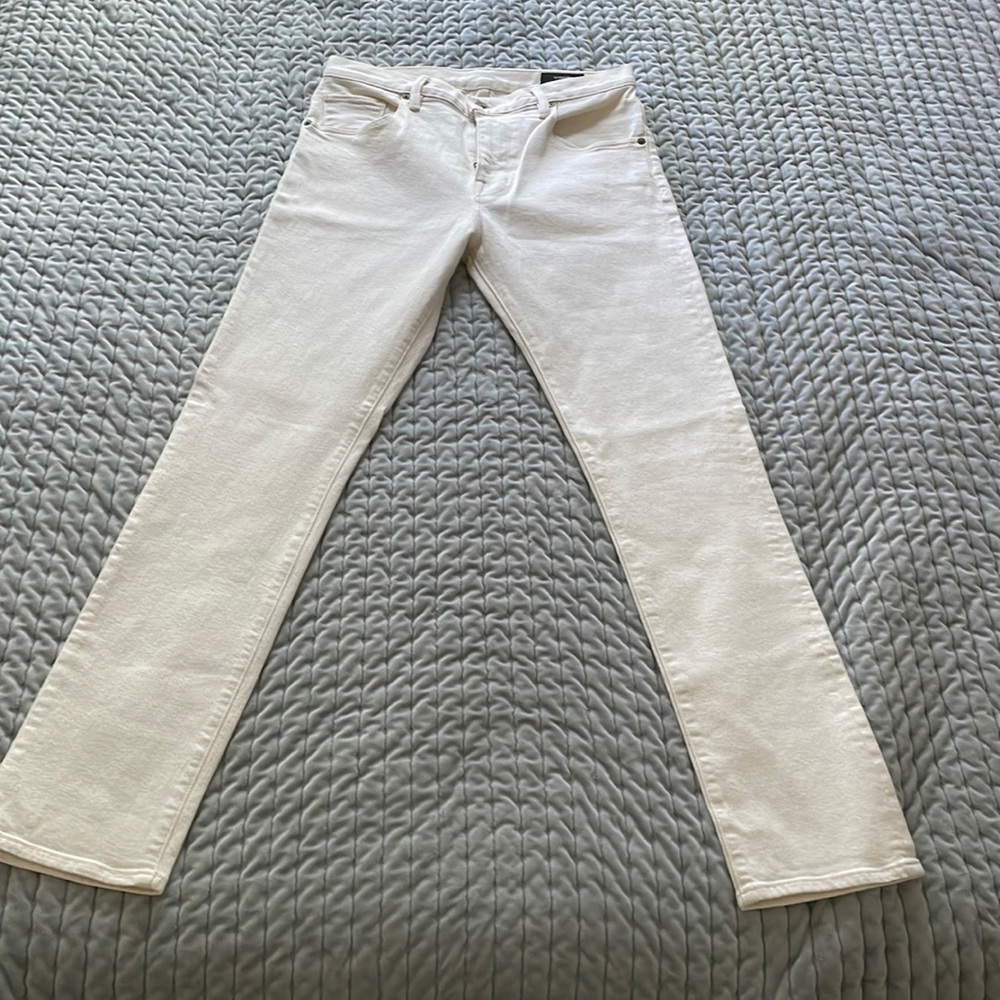 Vince Slim fit white jeans